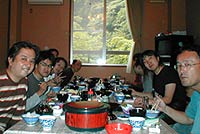 まったりと食事